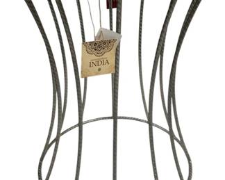 2636 - Three Hands Metal Stand/Table - 21.25 x 17.5