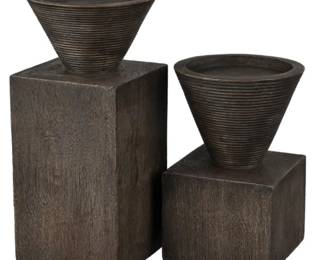 297 - Elk Studio Pr Disa Candleholders 8x4x4