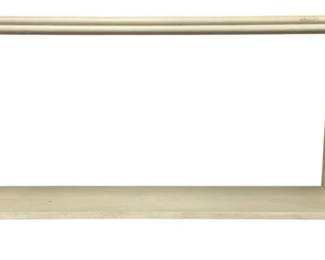4102 - Elk Home Fluted Console on Brass Tone Base (Description): 31 x 60 x 18