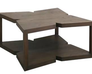 395 - Elk Signature Watkins Coffee Table 18x36x36 (Description): chip on edge of table