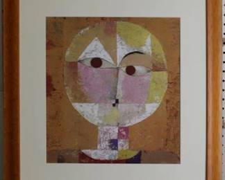 9075 - Senecio by Paul Klee (Description): 23 X 24.5
