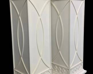 4187 - Pair Chelsea House Scottkins Pedestals (Description): 46 x 16 x 16