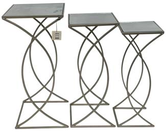 2767 - Three Hands Set of Nesting Stands (Description): 27.5 x 12.5 x 12.5