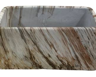 2551 - Three Hands Ceramic Rectangular Planter (Description): 7 x 4 x 3.5
