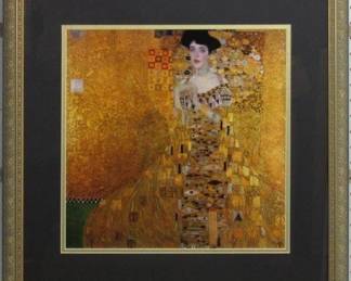 9046 - Adele Giclee by Gustav Klimt (Description): 22 X 22