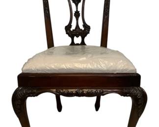 4066 - Alden Home Claw Foot Side Chair (Description): 41 x 21 x 23