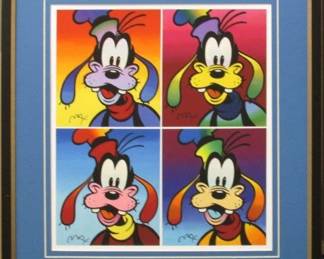 9040 - Goofy Giclee by Peter Max (Description): 22 X 24