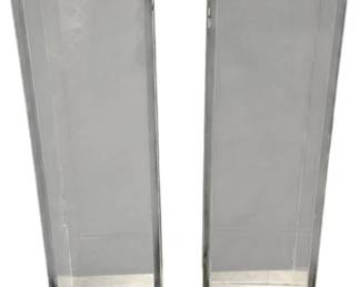 4182 - Pair Chelsea House Acrylic Pedestals (Description): 36 x 10 x 10