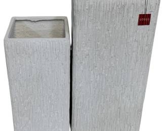 2789 - Three Hands Set of 2 Planters (Description): 37 x 15 x 14