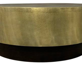 4151 - Alden Home Ketan Round Cocktail Table (Description): 19 x 45