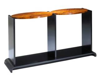 7011 - Alden Parkes Elise Console Table (Description): 35 x 60 x 16, two tone