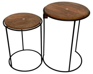2733 - Three Hands Pair of Stands (Description): 27 x 18.25