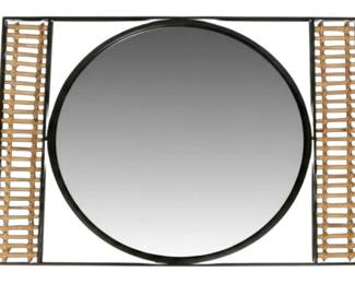 8533 - Three Hands Metal Mirror Wall Decor (Description): 19.25 x 0.5 x 26.75