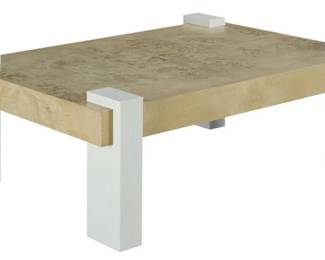 396 - Elk Studio Bromo Coffee Table, Bleached (Description): 17x48x34