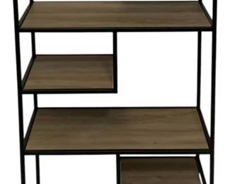 2709 - Three Hands Metal/Wood Shelf Stand (Description): 52 x 23.5 x 11.75