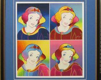 9041 - Snow White Giclee by Peter Max (Description): 22 X 24