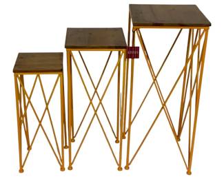 2731 - Three Hands Set of 3 Stands (Description): 27.5 x 11.5 x 11.5