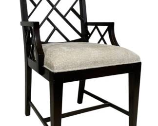 4050 - Alden Home Fretwork Dining Arm Chair (Description): 39 x 20 x 20