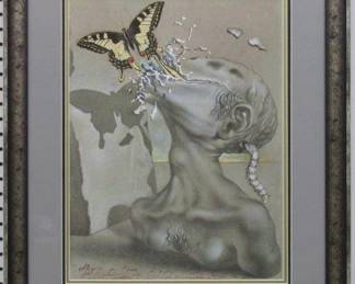 9023 - Soul Allegory Giclee by Salvador Dali (Description): 23 X 28