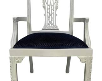4046 - Alden Home Ribbon Back Arm Chair (Description): 43 x 26 x 19