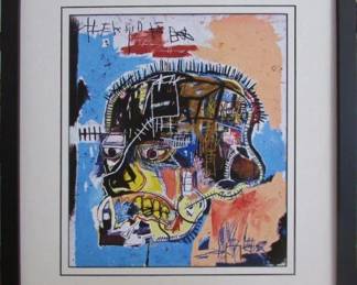 9015 - Untitled Giclee by JM Basquait (Description): 19.5 X 21.5