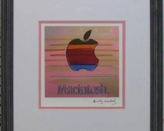 9010 - Macintosh print by Andy Warhol (Description): 16.5 X 17