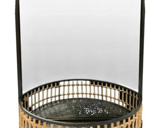 8521 - Three Hands Metal Mirror Wall Decor (Description): 17 x 6.75 x 19.75