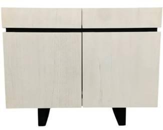 4093 - Contemporary Double Door Cabinet (Description): 32 x 40 x 18