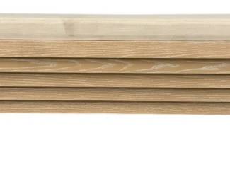 4090 - Elk Home Joanne Bench in Light Oak (Description): 21 x 68 x 20
