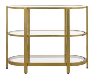 4153 - Elk Signature Blain Console Table 31x40x19 (Description): Electric/electronic/mechanical item - No guarantee all components, untested.