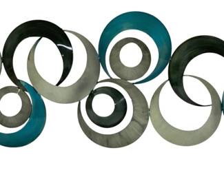 8561 - Three Hands Contemporary Wall Decor (Description): 41 x 1.5 x 16