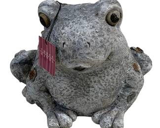 2572 - Three Hands Frog Statue - 11.5 x 11 x 10