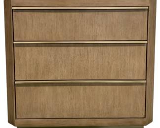 4275 - Currey & Company 3 Drawer Nightstand (Description): 29 x 32 x 18