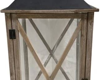 2563 - Three Hands Lantern Candleholder (Description): 29.5 x 12.5 x 12.5