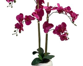 2569 - Three Hands Faux Flower Decoration - 30 x 16 x 7.5