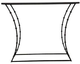 4201 - Wildwood Mirror Top Sofa Table (Description): 36 x 42 x 12