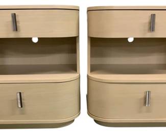 4258 - Pair Caracole Da Vita Open Nightstands (Description): Retail $1290 each, 27 x 26 x 18