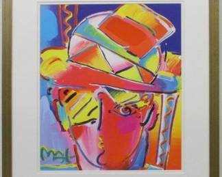 9024 - Zero Prism Giclee by Peter Max (Description): 21.5 X 25