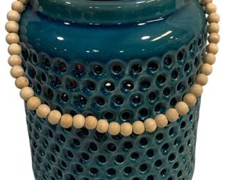 2795 - Three Hands Ceramic Vase 8.25 x 6.25