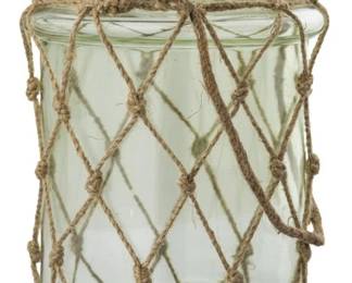 364 - Elk Home Sea Garden Vase, Natural Materials (Description): 10x8x8