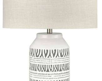 423 - Elk Home Calabar Table Lamp 28" (Description): Electric/electronic/mechanical item - No guarantee all components, untested.