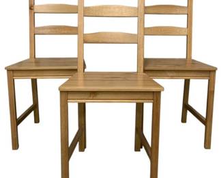 4138 - 3 Elk Home Side Chairs (Description): 36 x 17 x 17