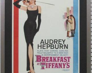 9100 - Audrey Hepburn Breakfast at Tiffanys (Description): 21 X 28.5
