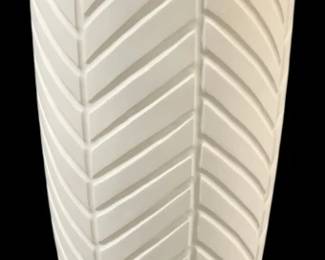 8519 - Three Hands White Vase - 11 x 11 x 30.25
