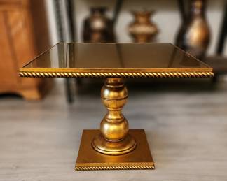 MCM Hollywood Regency martini/drinks table