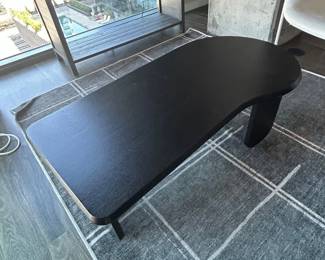Lot #7 Urban Outfitters Black Modern Coffee Table, MCM Living Room and Airbnb Furniture