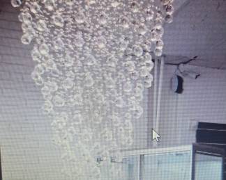 Exquisite crystal chandelier