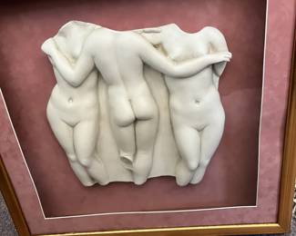 Shadow boxed framed art