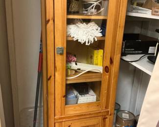 Wood Storage Cabinet