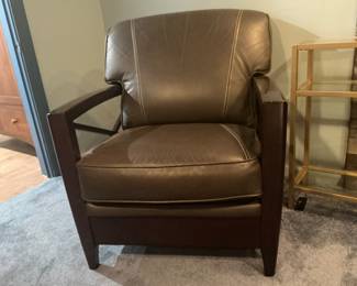 Sturdy Heavy Leather Chair